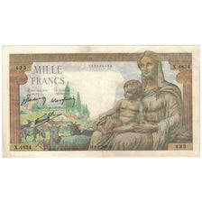 Frankrijk, 1000 Francs, 1943, X.4824, TTB, Fayette:40.21, KM:102
