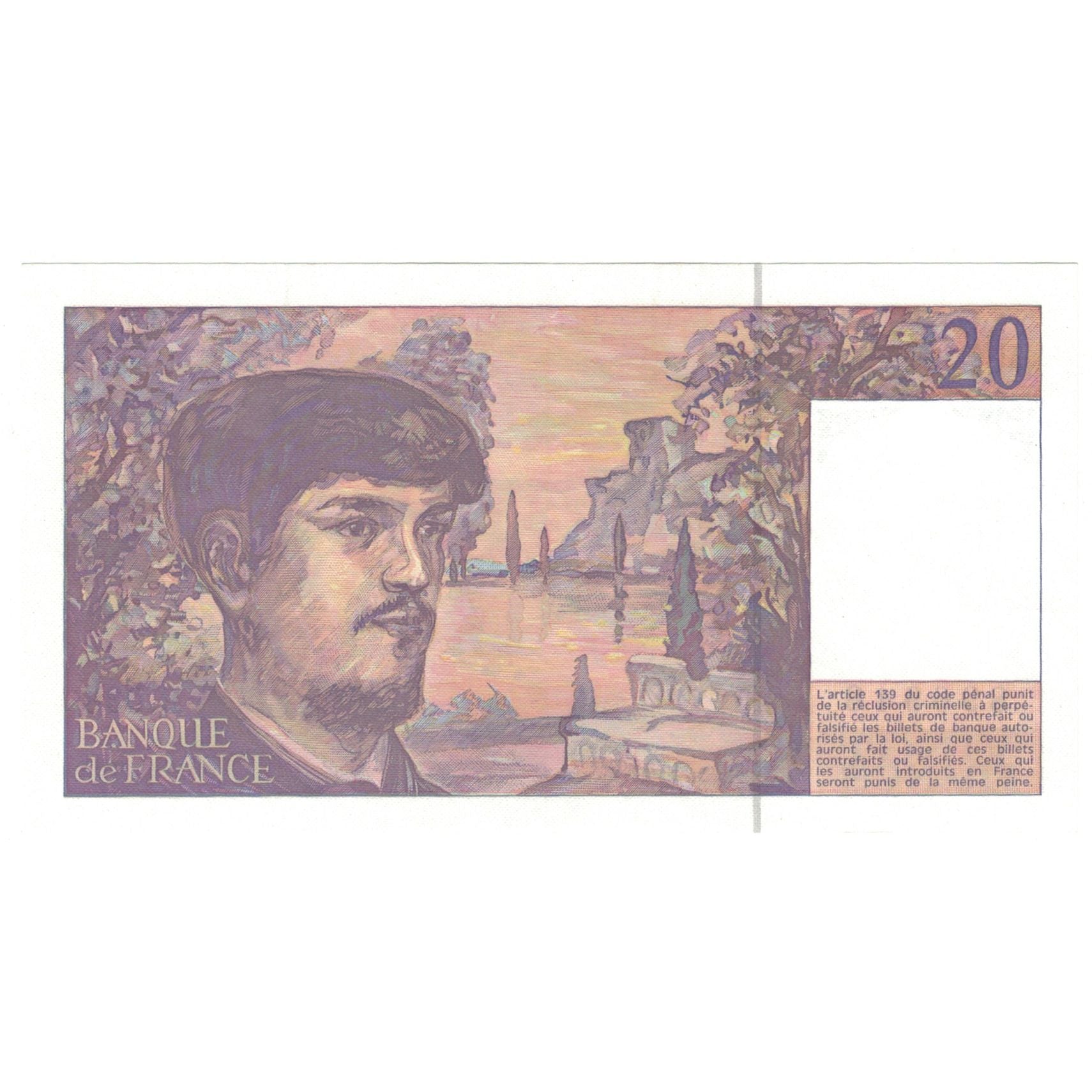 Frankreich, 20 Francs, 1993, B.038, UNZ-, Fayette:66bis.4, KM:151f