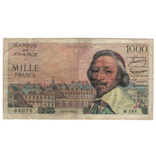Frankreich, 1000 Francs, Richelieu, 1956, H.247, S, Fayette:42.20, KM:134a