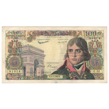 França, 100 Nouveaux Francs, Bonaparte, C.52, EF(40-45), Fayette:59.5, KM:144a