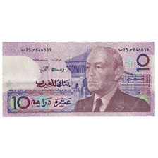 Billet, Maroc, 10 Dirhams, 1987, KM:63a, TTB