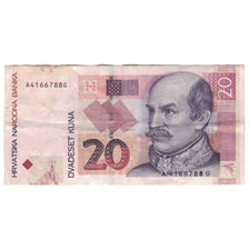 Banknote, Croatia, 20 Kuna, 2001, 2001-10-07, KM:39, EF(40-45)