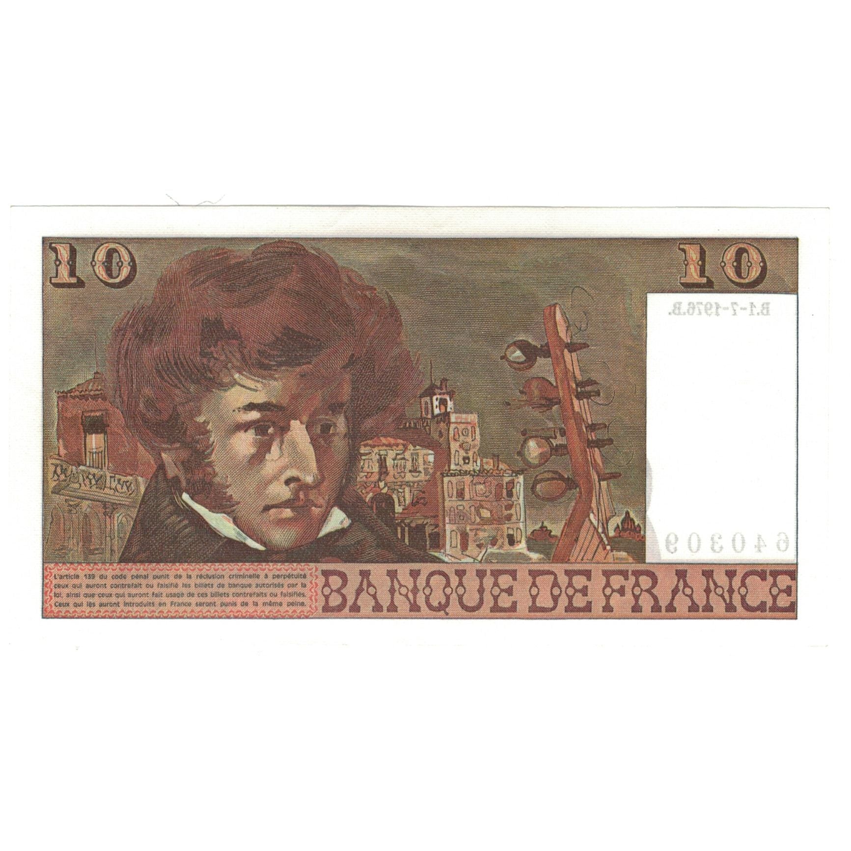 Frankrijk, 10 Francs, 1976, Z.290, SPL+, Fayette:63.19, KM:150c