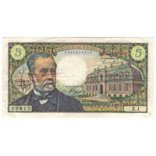 France, 5 Francs, 1966, Z.01, Pasteur, EF(40-45), Fayette:61.1, KM:146a