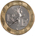 FRANCE, 10 Francs, 1991, MS(65-70), Bimetallic, Gadoury #827, 6.50