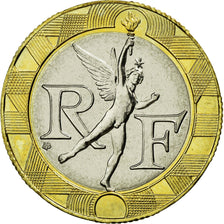Moneta, Francja, Génie, 10 Francs, 1994, MS(65-70), Aluminium-Brąz