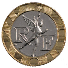 FRANCE, 10 Francs, 1995, MS(65-70), Bimetallic, Gadoury #827, 6.50