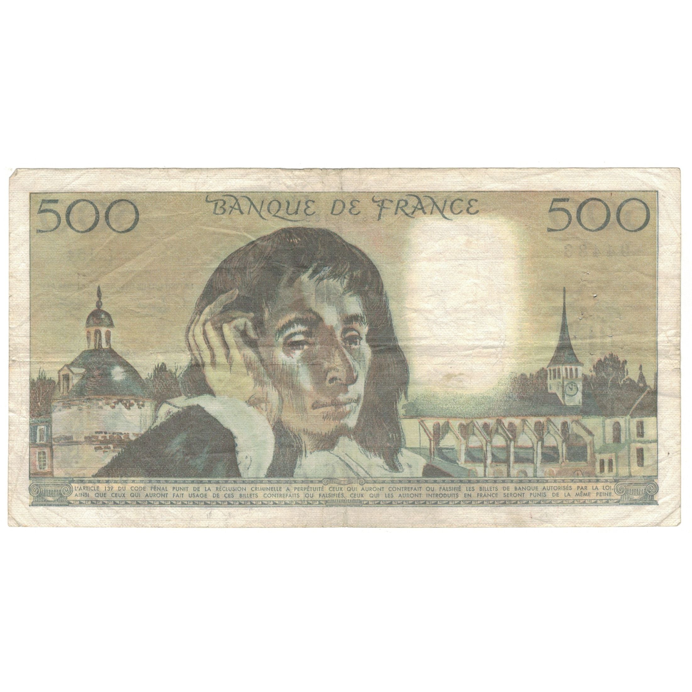 France, 500 Francs, 1982, L.154, TB+, Fayette:71.26, KM:156e