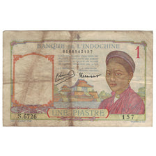 Banknote, FRENCH INDO-CHINA, 1 Piastre, KM:52, VG(8-10)