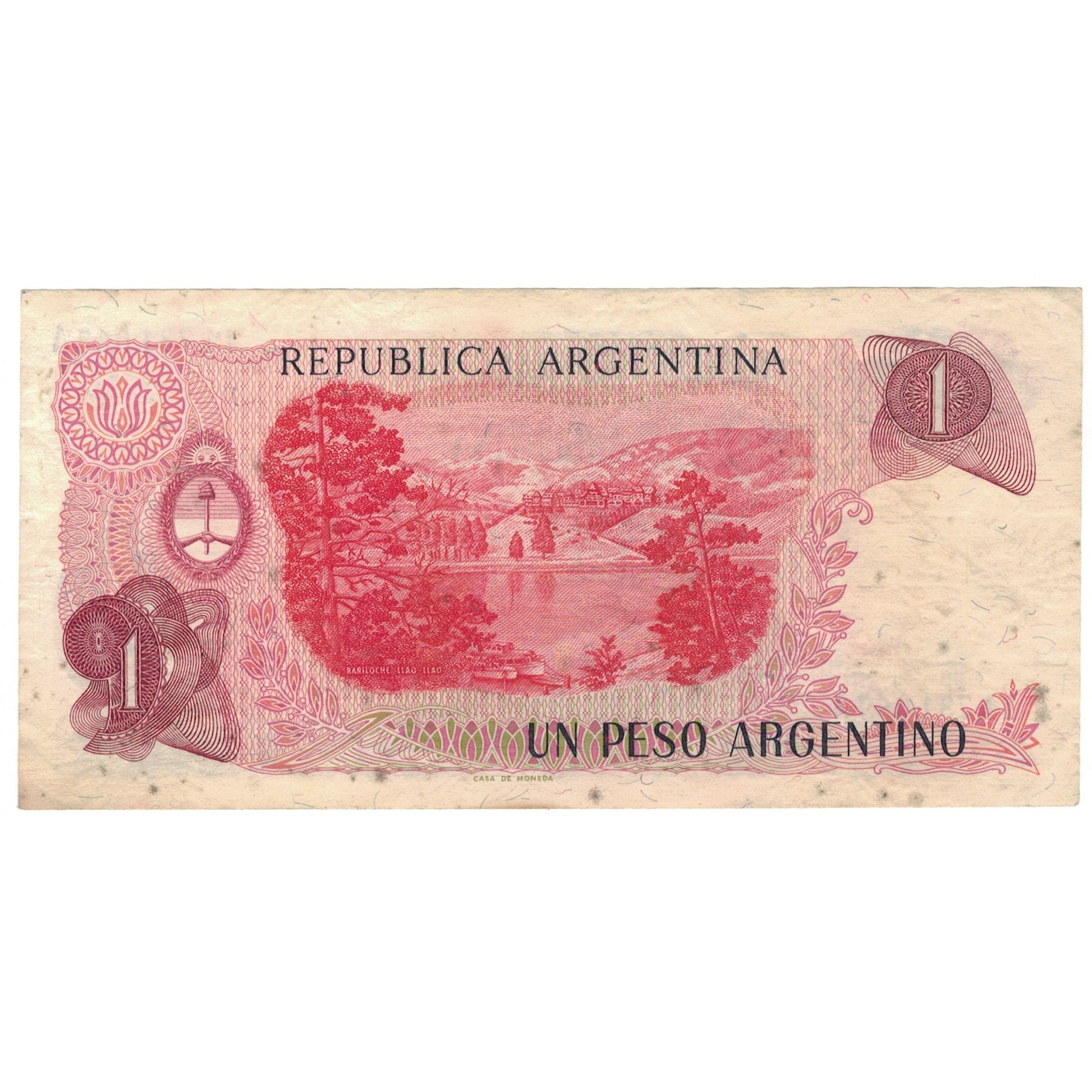Banknote, Argentina, 1 Peso Argentino, Undated (1983-85), KM:311a, EF(40-45)