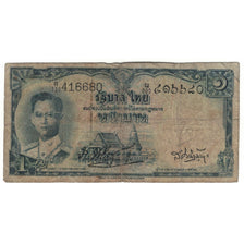 Banknote, Thailand, 1 Baht, Undated (1955), KM:74b, VG(8-10)