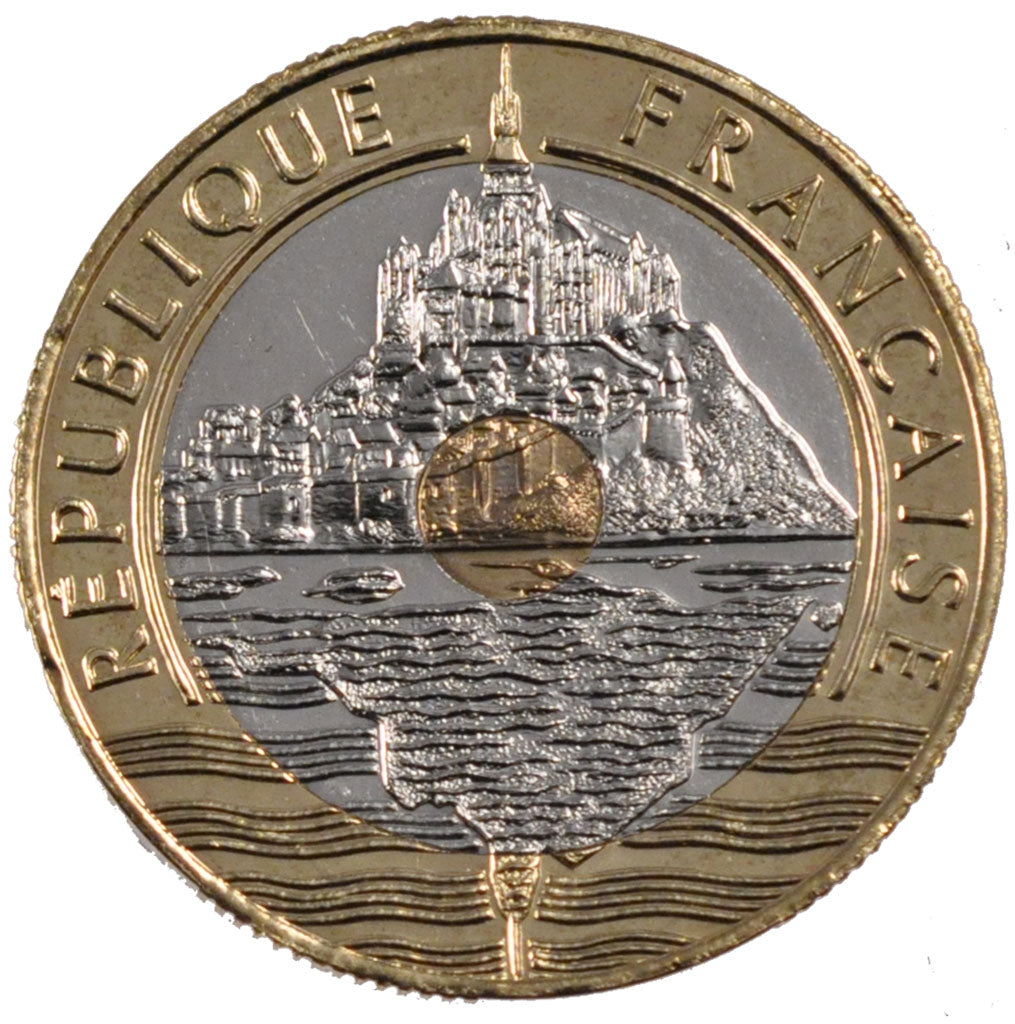 FRANCE, 20 Francs, 1995, MS(65-70), Bimetallic, Gadoury #871, 9.00