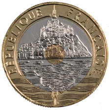 FRANCE, 20 Francs, 1995, MS(65-70), Bimetallic, Gadoury #871, 9.00
