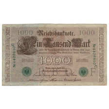 Banknote, Germany, 1000 Mark, 1910, 1910-04-21, KM:44a, VF(20-25)