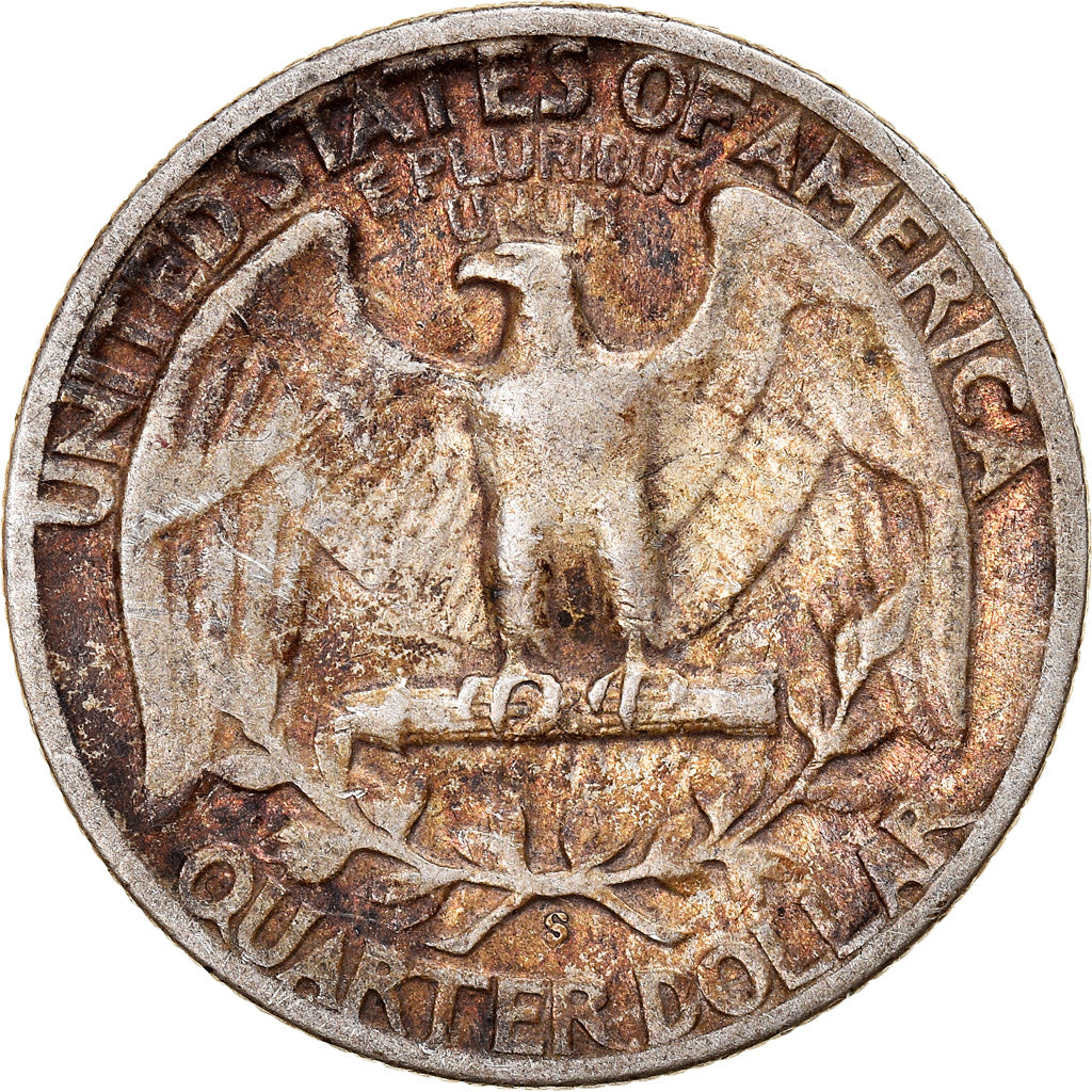Moneta, Stati Uniti, Washington Quarter, Quarter, 1945, U.S. Mint, Philadelphia