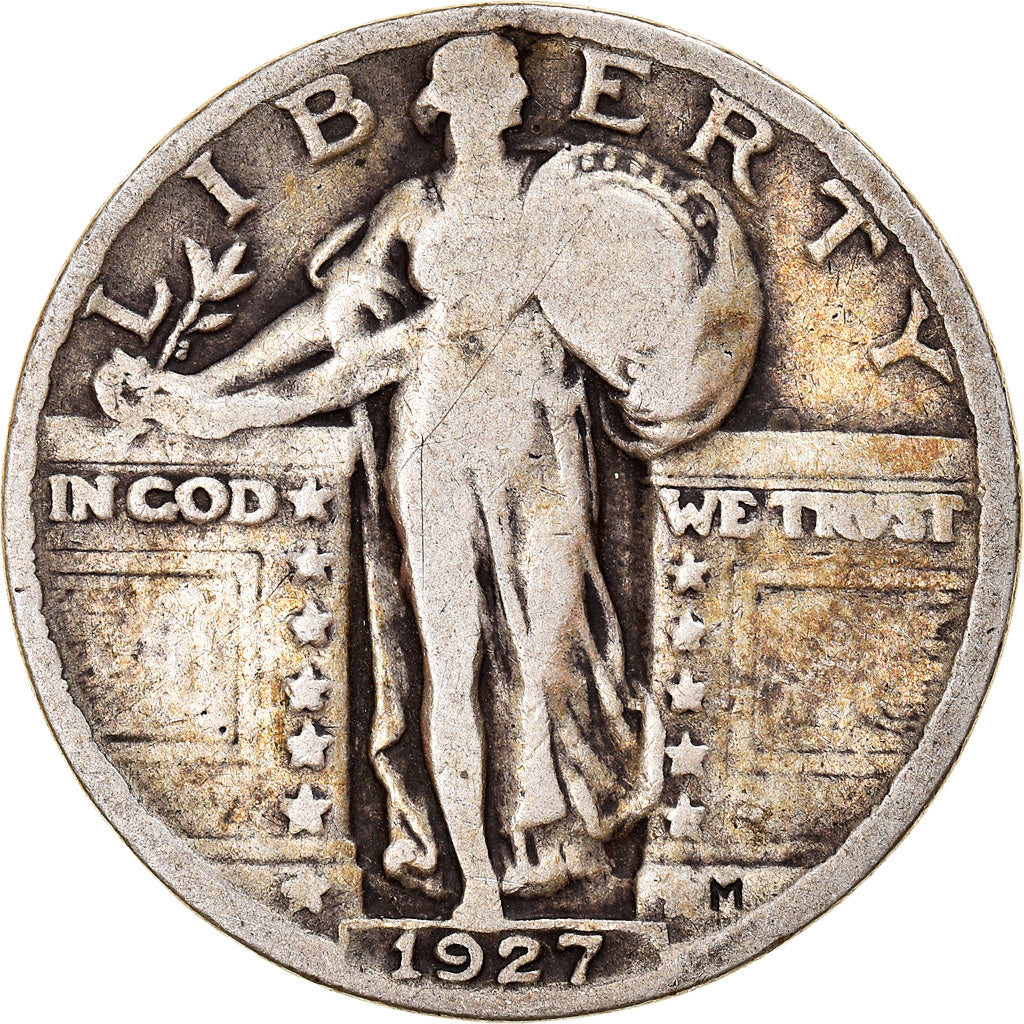 Stati Uniti, Standing Liberty Quarter, Quarter, 1927, U.S. Mint, Philadelphia...