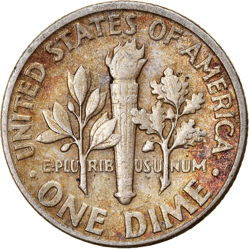 Coin, United States, Roosevelt Dime, Dime, 1947, U.S. Mint, Philadelphia