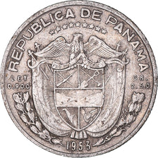 Munten, Panama, 1/10 Balboa, 1953