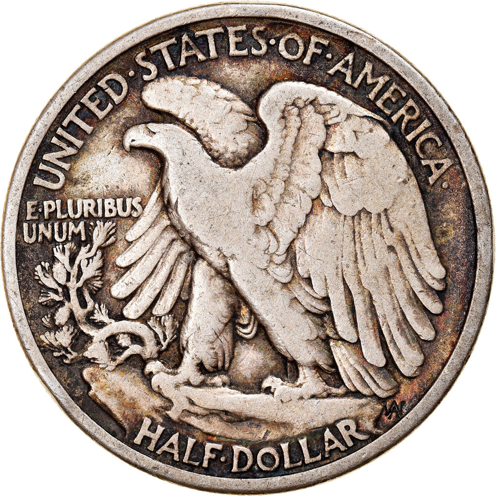 Coin, United States, Walking Liberty Half Dollar, Half Dollar, 1936, U.S. Mint