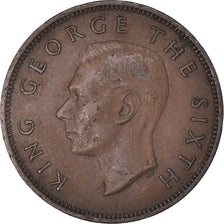 Coin, New Zealand, 1/2 Penny, 1952