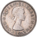 Coin, New Zealand, 6 Pence, 1957