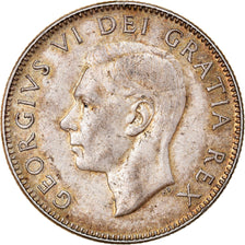 Coin, Canada, George VI, 25 Cents, 1952, Royal Canadian Mint, Ottawa, VF(30-35)