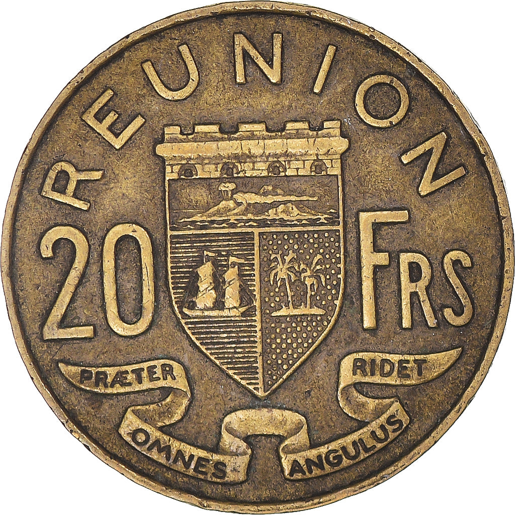 Munten, Réunion, 20 Francs, 1955
