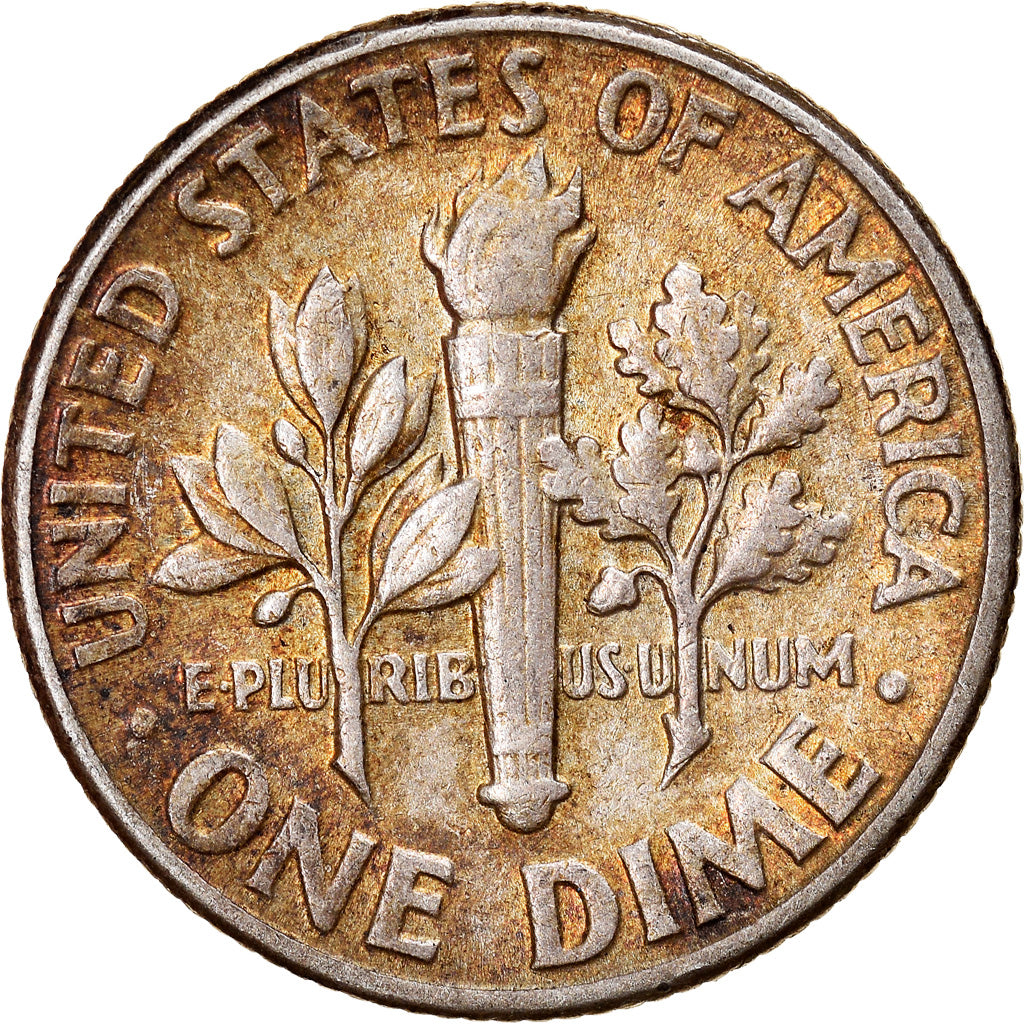 Moneta, Stati Uniti, Roosevelt Dime, Dime, 1951, U.S. Mint, Philadelphia, BB