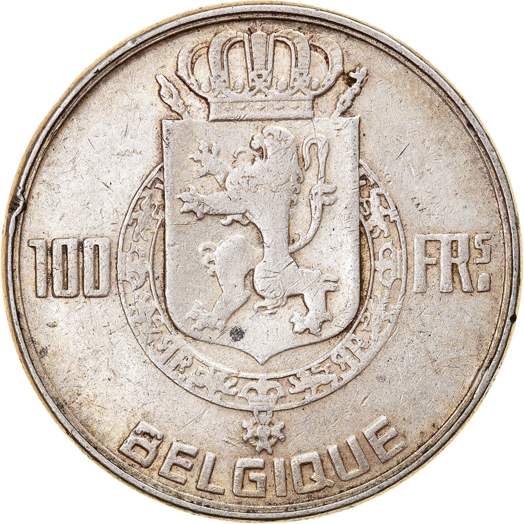 Moneta, Belgio, Leopold III, 100 Francs, 100 Frank, 1950, Bruxelles, BB