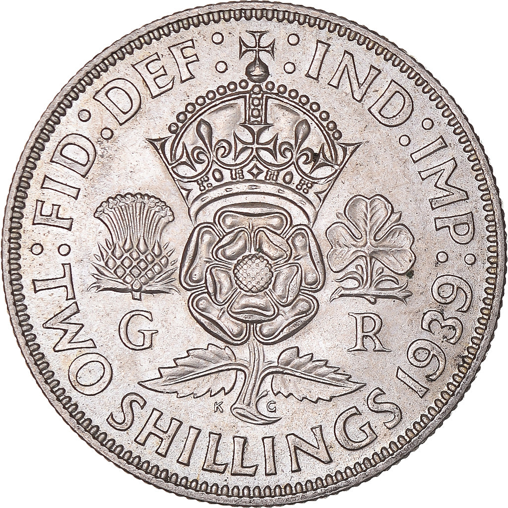 Coin, Great Britain, Florin, Two Shillings, 1939