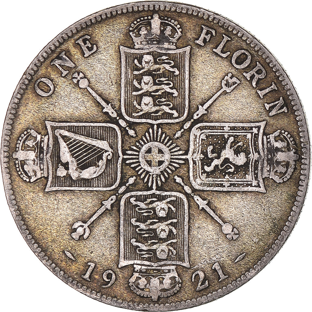 Coin, Great Britain, Florin, Two Shillings, 1921