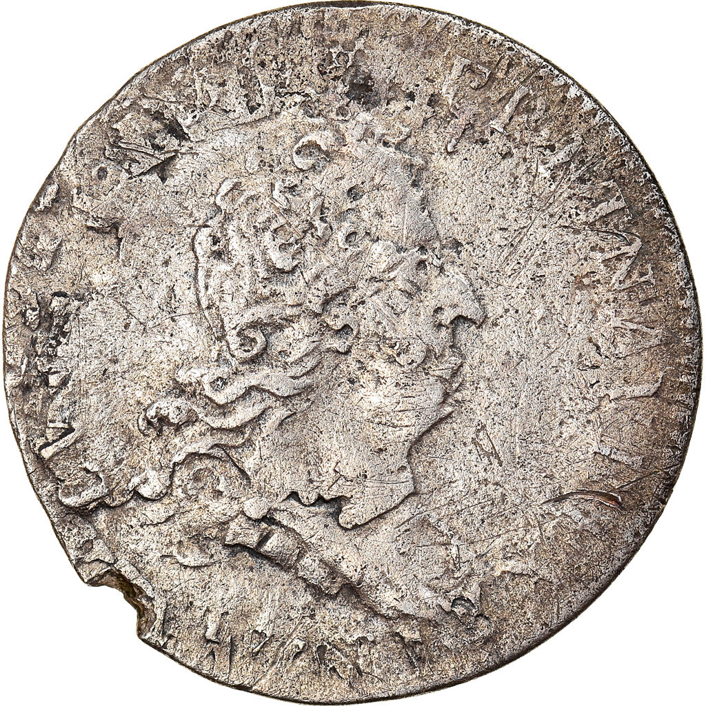 Coin, France, Louis XIV, 5 Sols aux insignes, 5 Sols, 1/16 ECU, 1702, Paris