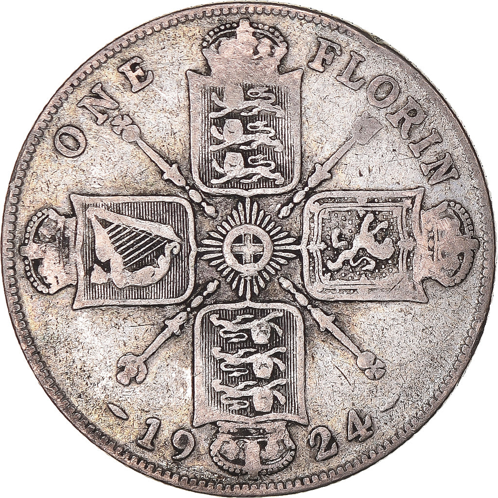 Coin, Great Britain, Florin, Two Shillings, 1924