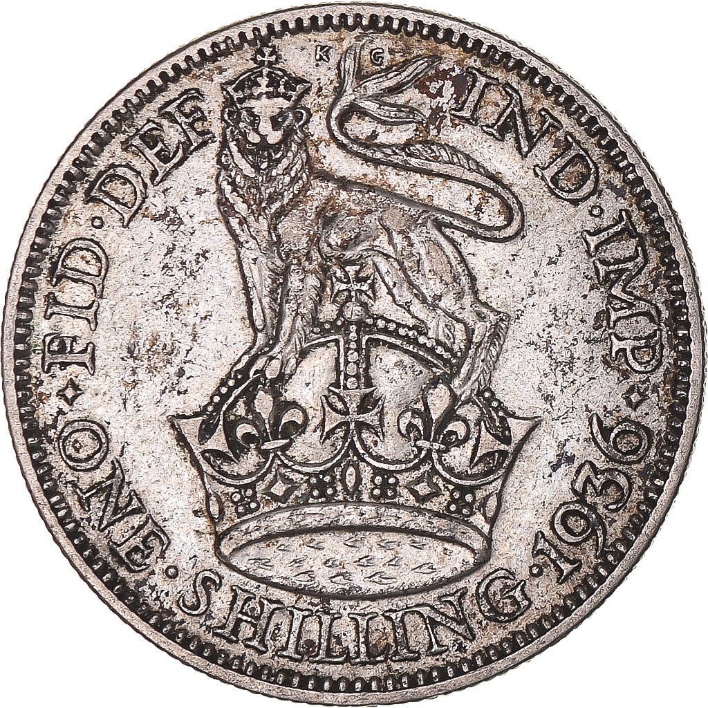 Munten, Groot Bretagne, Shilling, 1936