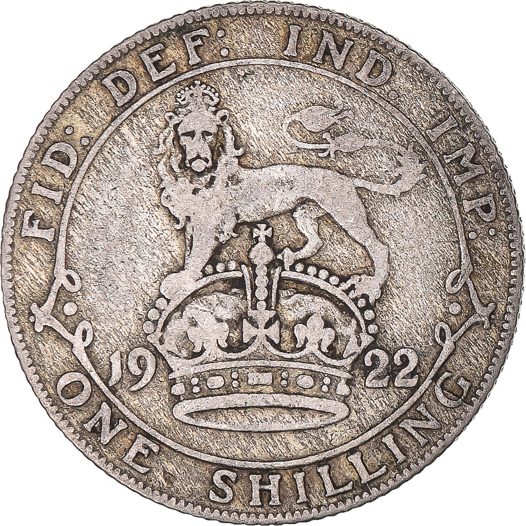 Munten, Groot Bretagne, Shilling, 1922