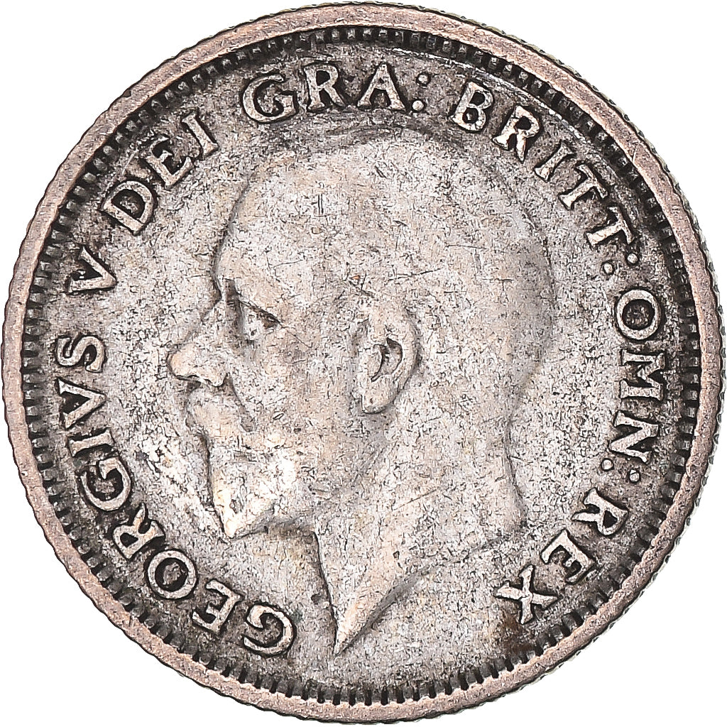 Moneda, Gran Bretaña, 6 Pence, 1927