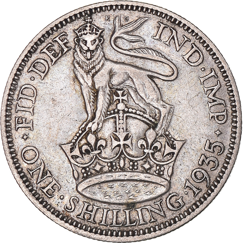 Monnaie, Grande-Bretagne, Shilling, 1935