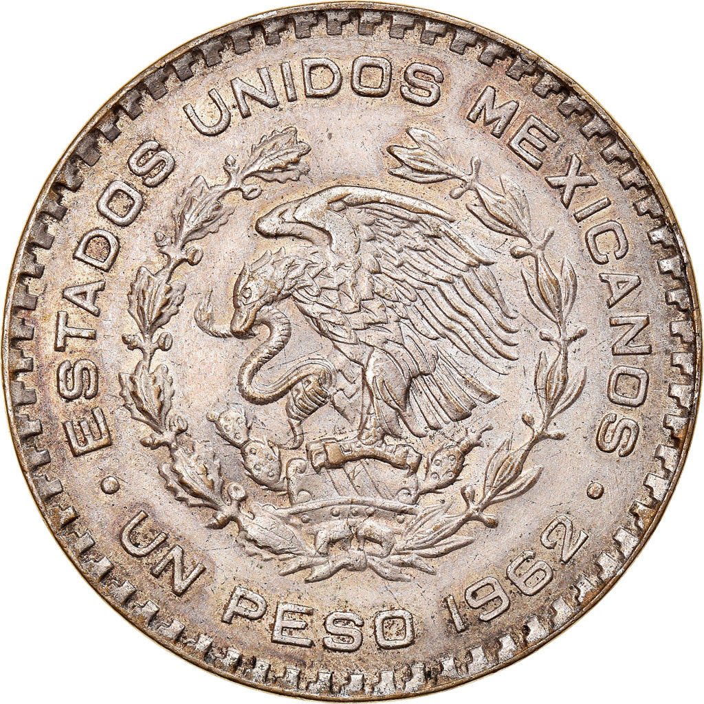 Monnaie, Mexique, Peso, 1962, Mexico City, TTB+, Argent, KM:459