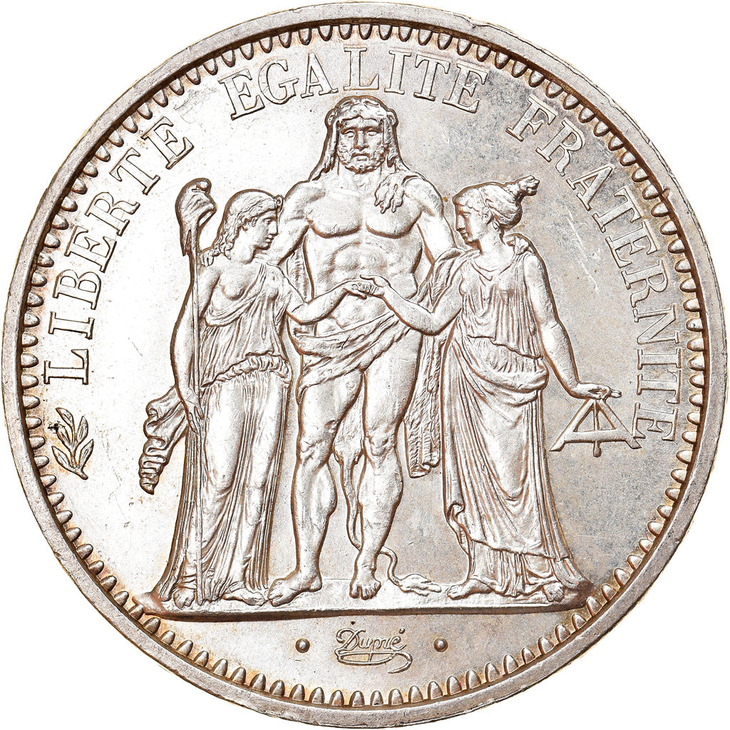 Moeda, França, Hercule, 10 Francs, 1965, Paris, AU(55-58), Prata, KM:932