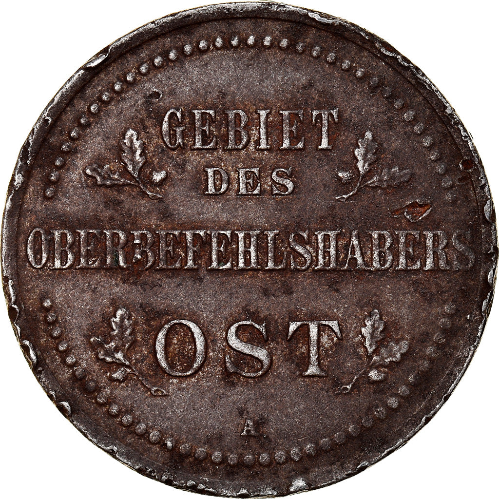 Moneta, GERMANIA - IMPERO, Wilhelm II, Frappe militaire, 3 Kopeks, 1916, Berlin