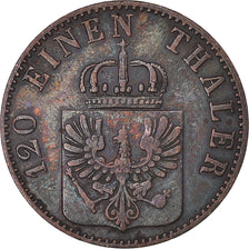 Coin, German States, 3 Pfennig, 1862