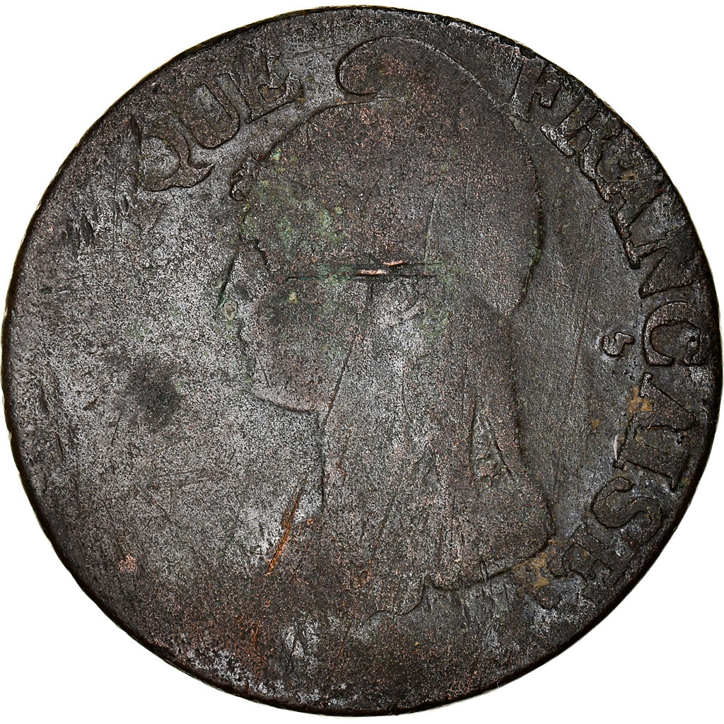 Coin, France, Dupré, 5 Centimes, Charles-Pierre de l'Espine, AN 5, Orléans