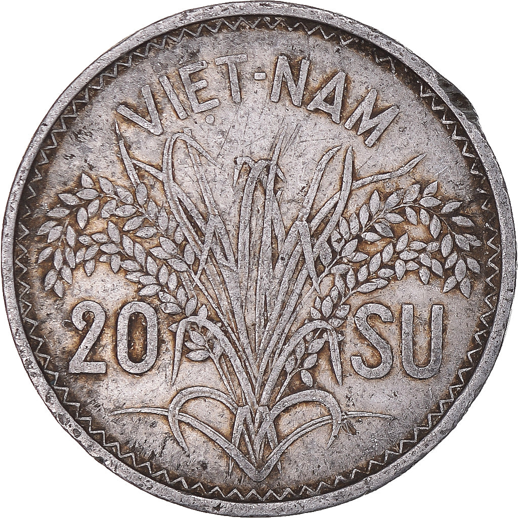 Monnaie, Viet Nam, 20 Su, 1953