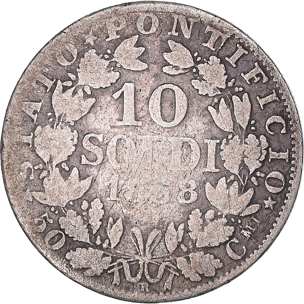 Coin, Vatican, 10 Soldi, 1868