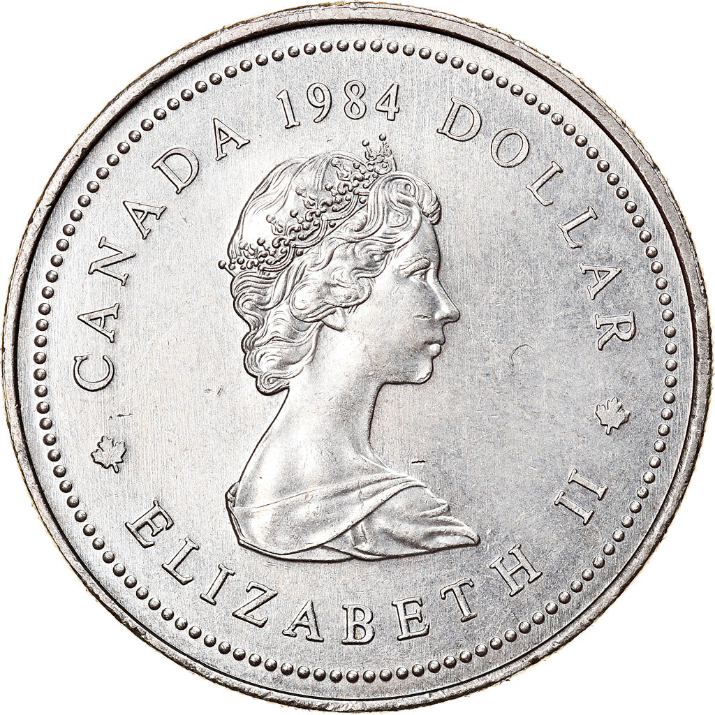 Coin, Canada, Elizabeth II, Dollar, 1984, Royal Canadian Mint, Ottawa