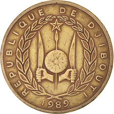 Coin, Djibouti, 500 Francs, 1989