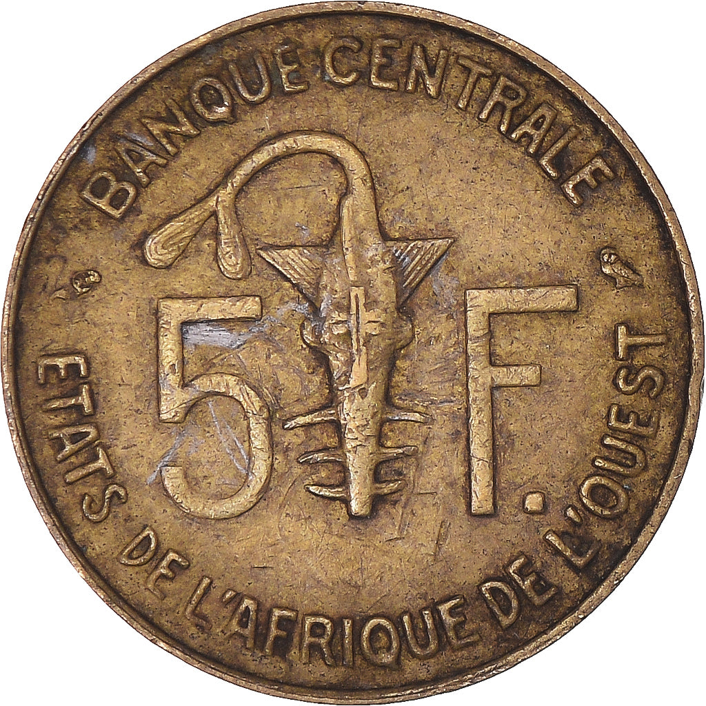 Monnaie, Communauté économique des États de l'Afrique de l'Ouest, 5 Francs