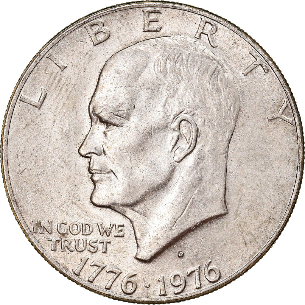 Coin, United States, Eisenhower Dollar, Dollar, 1976, U.S. Mint, Denver