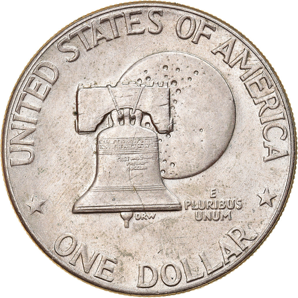 Coin, United States, Eisenhower Dollar, Dollar, 1976, U.S. Mint, Denver