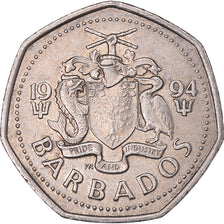 Coin, Barbados, Dollar, 1994